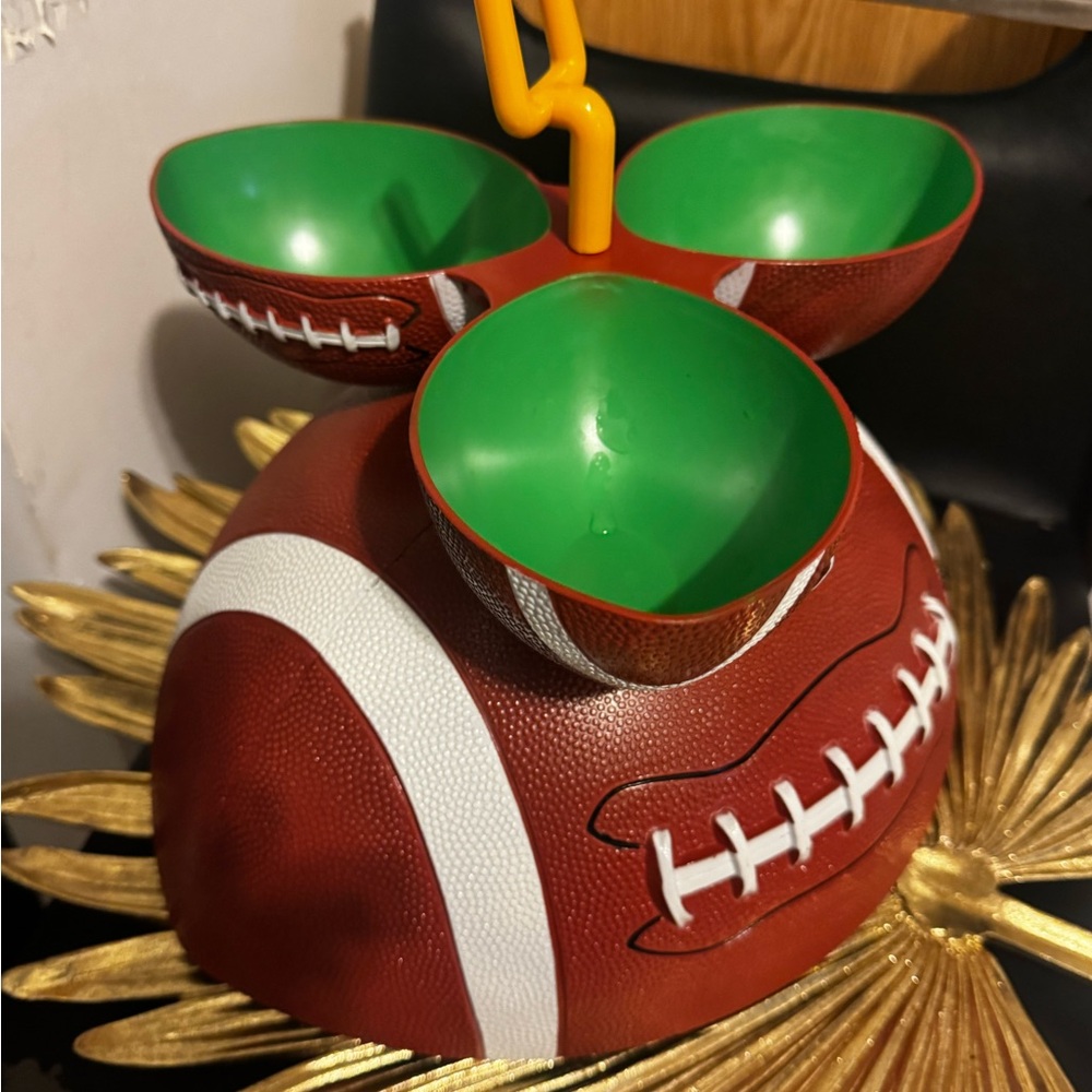 Decorative Football Bowl Set - - Picture 3 of 6